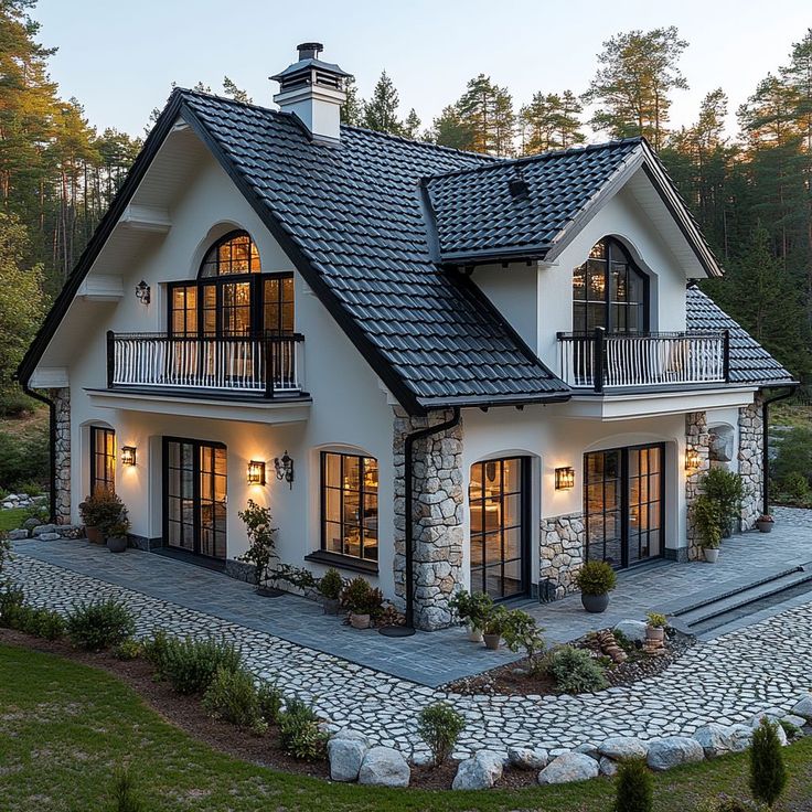 Уютный домик в лесу